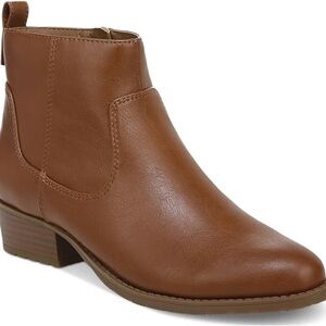 Style & Co. Memphyss Bootie - Cognac Smooth. NEW with box